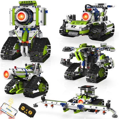 STEM Robot Building Kit App Remote Control Coding Toy