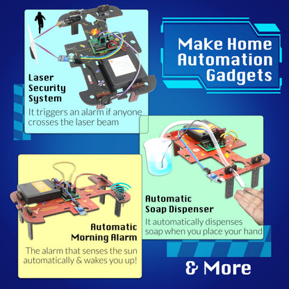 Kids STEM Electronic Robot Building Kit with Motors