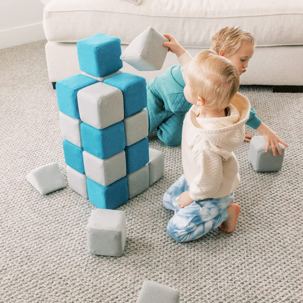 MagnetBlox Magnetic Construction Blocks for Kids, Mega Sets, Multiple Colors