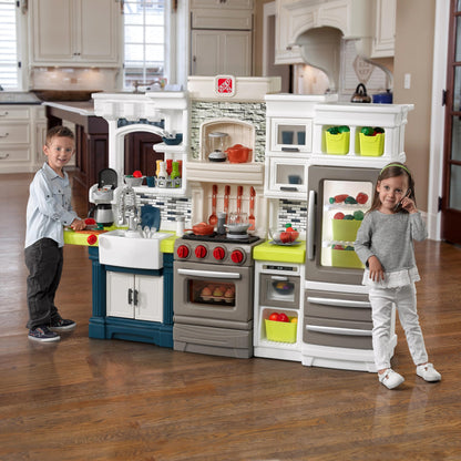 Kids Kitchen Playset 70+ Accessories Pretend Play Set