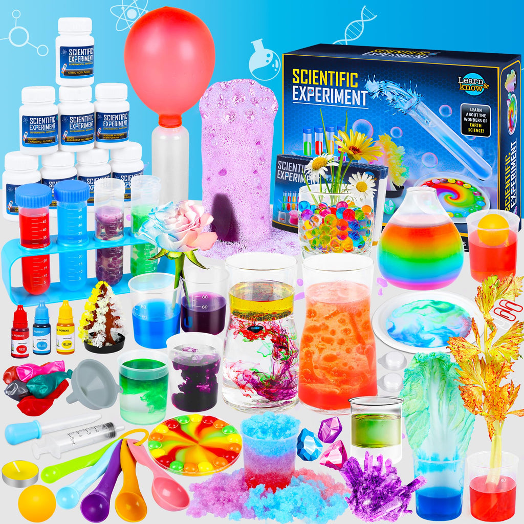 Science Kit for Kids,80 Science Lab Experiments,STEM Educational Learning Scientific Tools,Birthday Gifts and Toys for 6 7 8 9 10 Years Old Boys Girls Kids