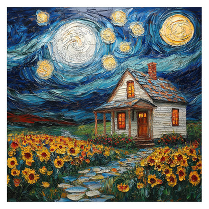Wooden Nature Jigsaw Puzzle Family 200-500 Pieces Set