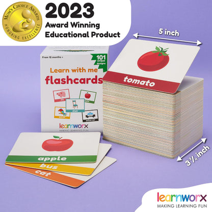 Toddler Flash Cards Objects Numbers Learning Set