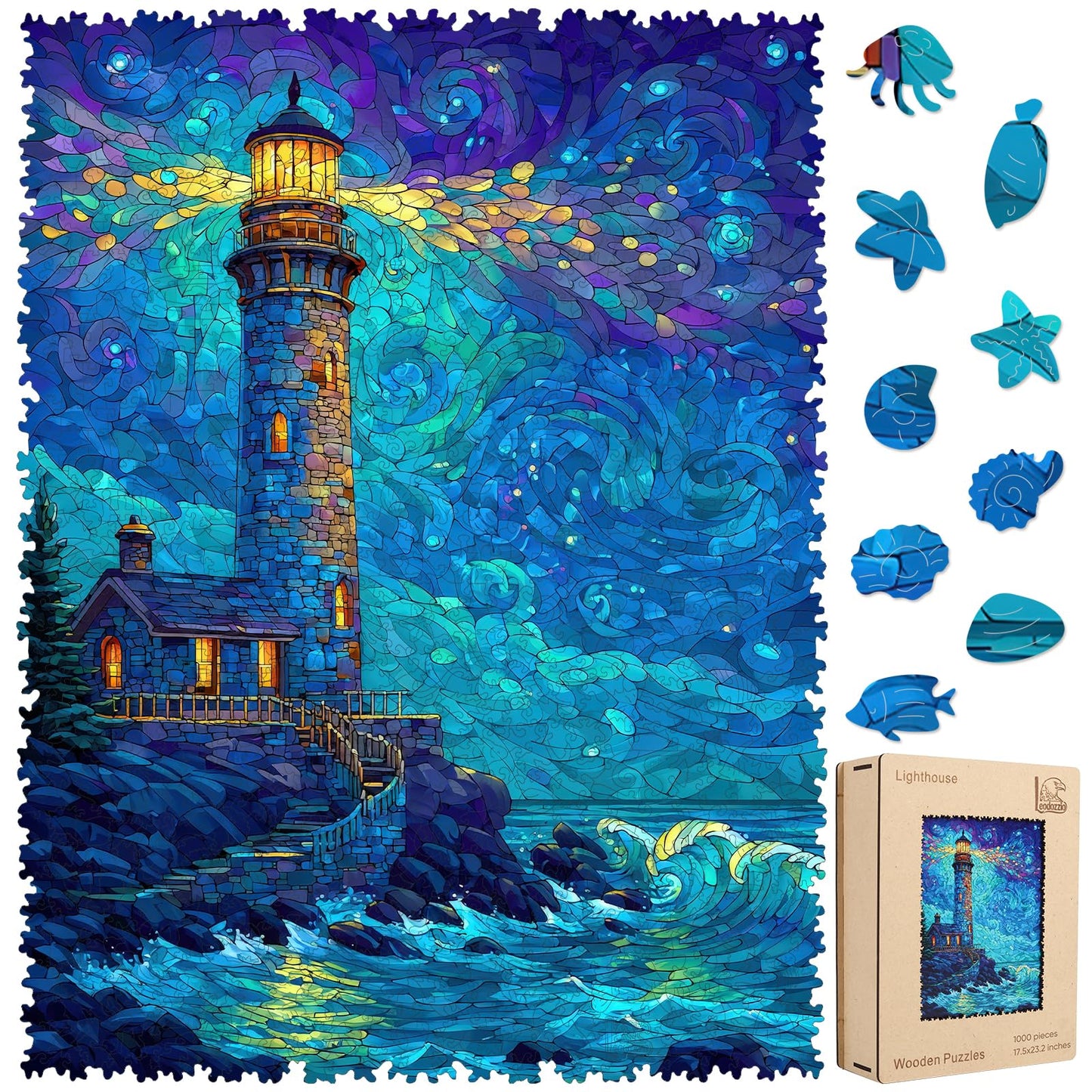 Wooden Nature Jigsaw Puzzle Family 200-500 Pieces Set